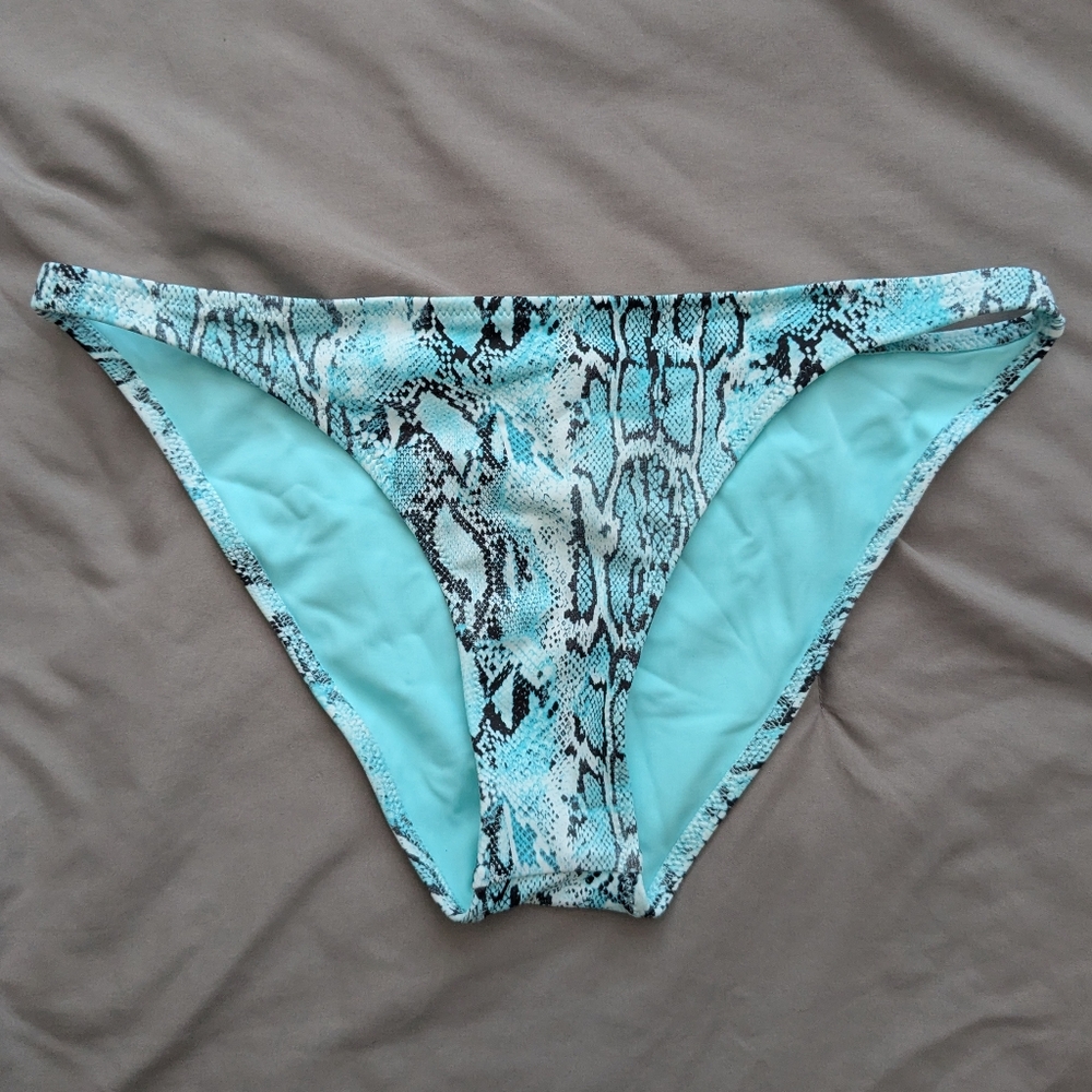 Tori Praver Marlowe bikini bottom snakeskin